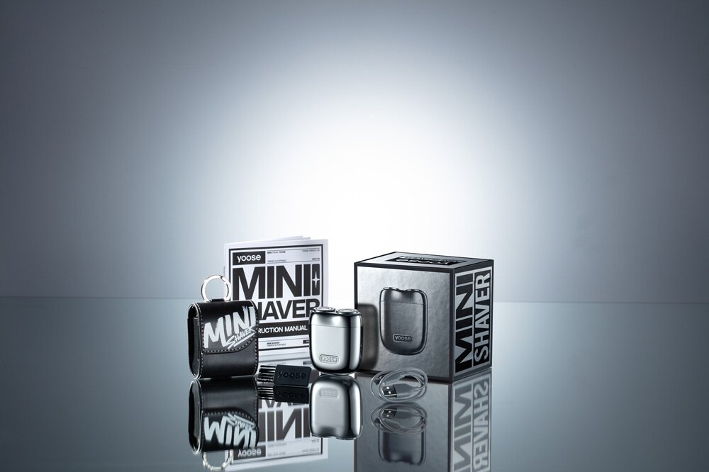 Golarka YOOSE Mini 2 Srebrny Na mokro i sucho blokada podróżna, ochrona akumulatora, większe bezpieczeństwo