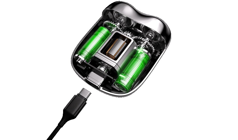 Golarka YOOSE Mini 2 Zielony ładowanie przez kabel, szybkie przygotowanie, praktyczne rozwiązanie