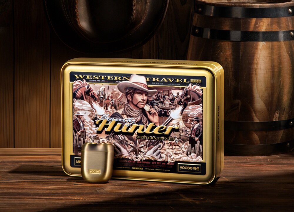 Golarka YOOSE Mini S Bounty Hunter wodoodporna konstrukcja, bezpieczne mycie, łatwiejsze utrzymanie czystości