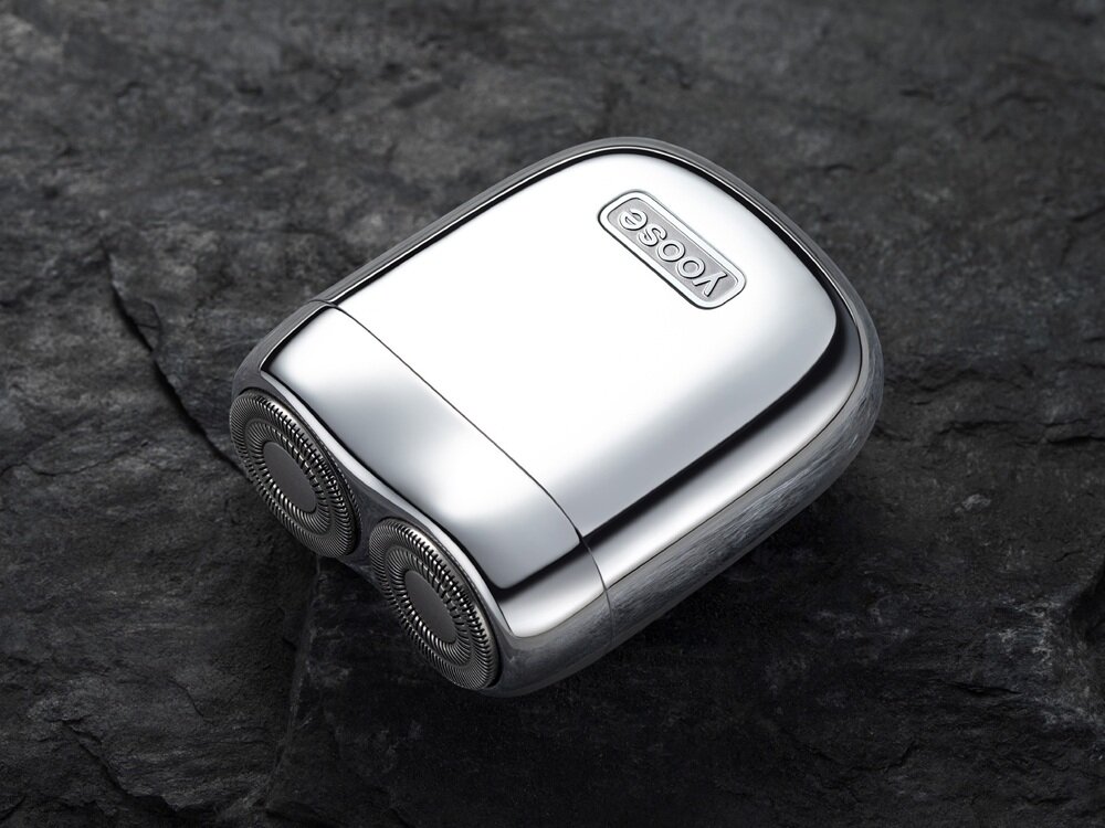 Golarka YOOSE Mini 2 Srebrny + Trymer do nosa Na mokro i sucho wytrzymała obudowa, odporność na uszkodzenia, solidna konstrukcja