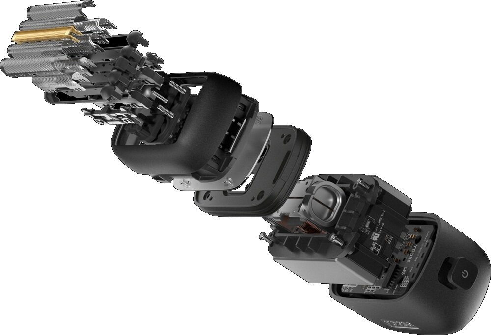 Golarka YOOSE Mini 5 Biały ostrza z japońskiej stali, trwałość  i odporność, ograniczenie podrażnień