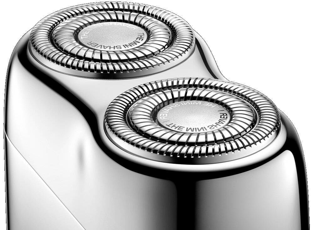 Głowica golarki YOOSE Mini 2 system podwójnych ostrzy pierścieniowych, pływająca konstrukcja, dopasowanie do kształtu twarzy