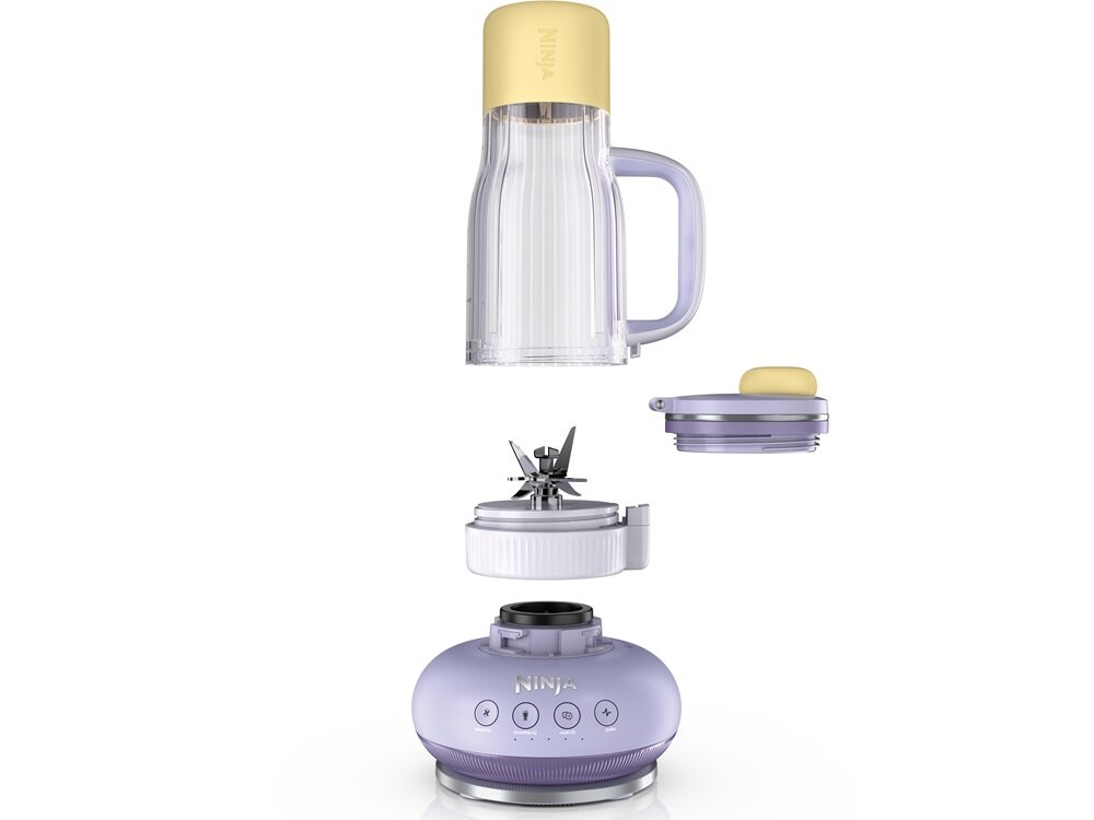 Blender personalny NINJA BlendBoss DB351EUPR kompaktowe wymiary, zajmuje mało miejsca, można myć w zmywarce, bez utraty czasu