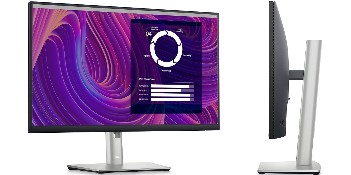 Monitor DELL P2423D Zmniejsza szkodliwą emisję niebieskiego światła