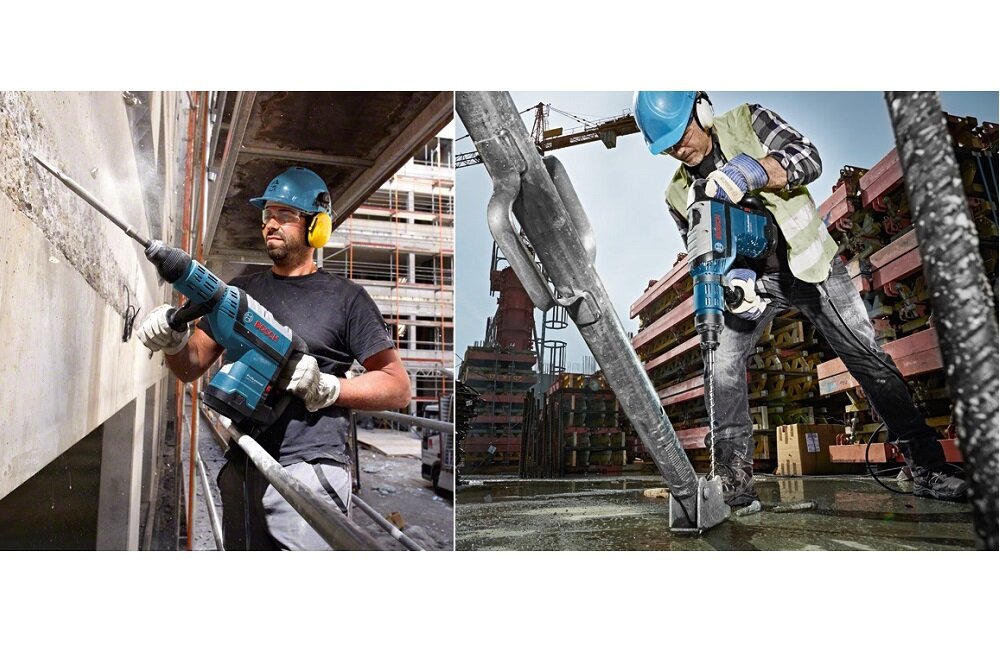 Młot udarowo obrotowy BOSCH GBH 8 45 D Zakres wierceń