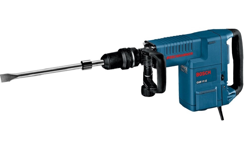 Młot udarowo obrotowy BOSCH GSH 11 E Specjalista do kucia i prac wyburzeniowych Nieduża siła nacisku dla niemęczącej pracy