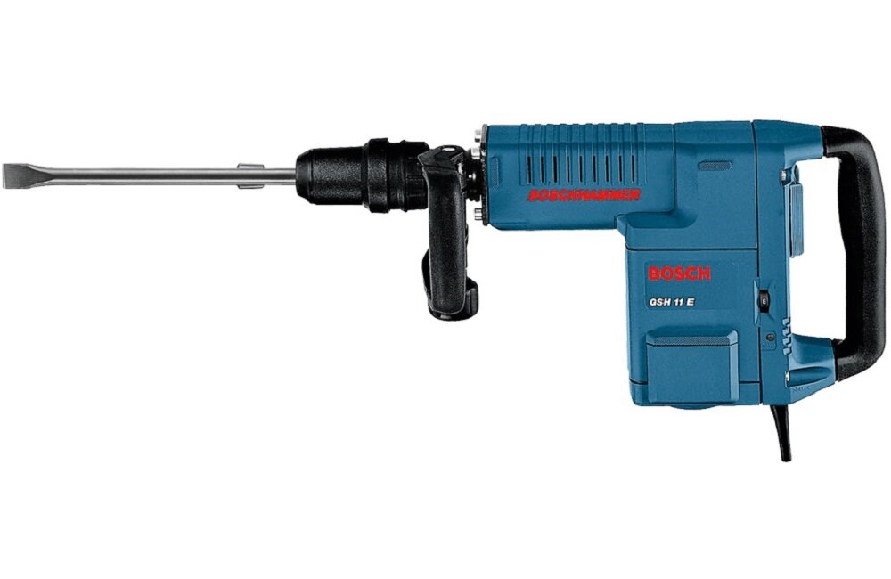Młot udarowo obrotowy BOSCH GSH 11 E Wiele udogodnień Obrotowa rękojeść waga