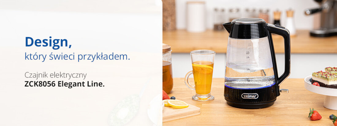 Czajnik ZELMER ZCK8056 Do Twojej kuchni design tło wizualizacja