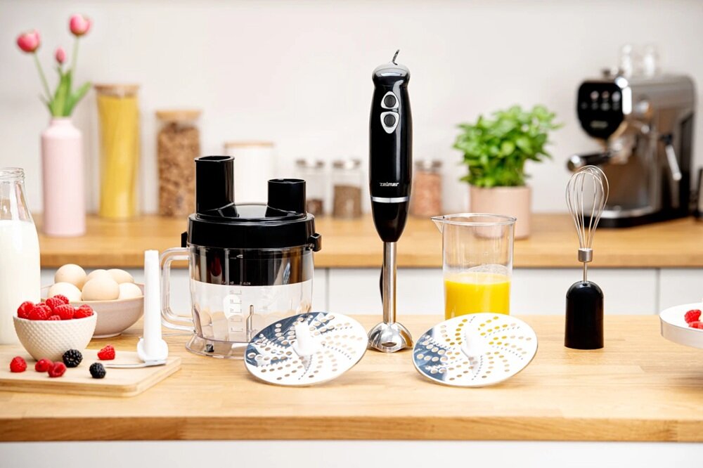 Blender ZELMER ZHB4600 QubeMaster ohraniczenie rozbryzgiwania, bez zabrudzeń, bezpieczna praca