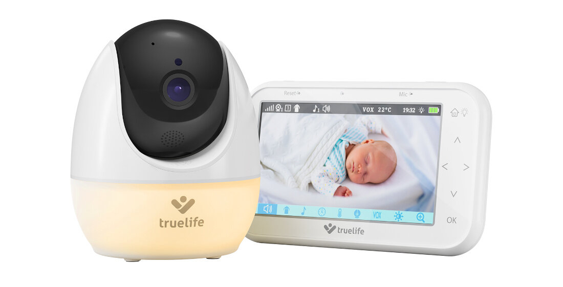 Niania elektroniczna TRUELIFE NannyCam R4 Pro Zasięg do 300 metrów Stabilne połączenie elastyczność w codziennych obowiązkach