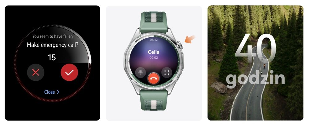 Smartwatch HUAWEI Watch GT 6 bateria do 21 dni pracy na jednym ładowaniu