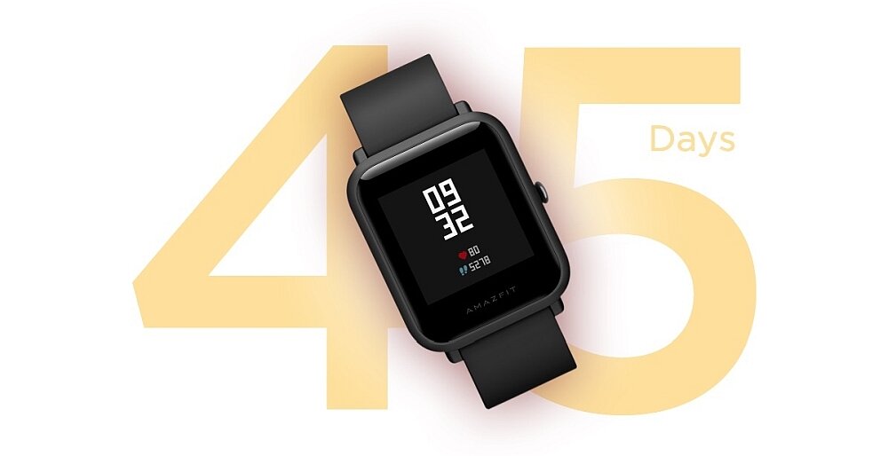 Smartwatch XIAOMI Amazfit Bip Lite bateria pojemność wydajność akumulator