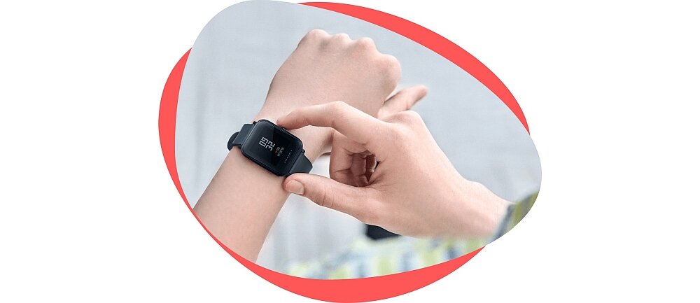 Smartwatch XIAOMI Amazfit Bip Lite wyświetlacz ekran