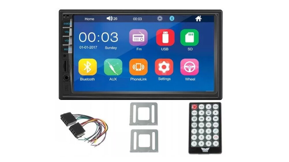 Radio samochodowe VORDON HT-800 Jersey - montaż