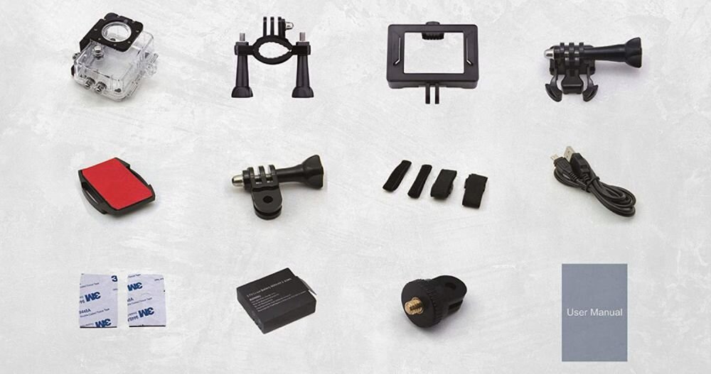 Kamera sportowa AGFAPHOTO Realimove AC5000   sport montaż nagrywanie stabilizacja montaż edycja filtry ostrość śledzenie tryby bateria akumulator zasilanie ładowanie rozdzielczość filmy obudowa odporność wielkość łączność sterowanie 