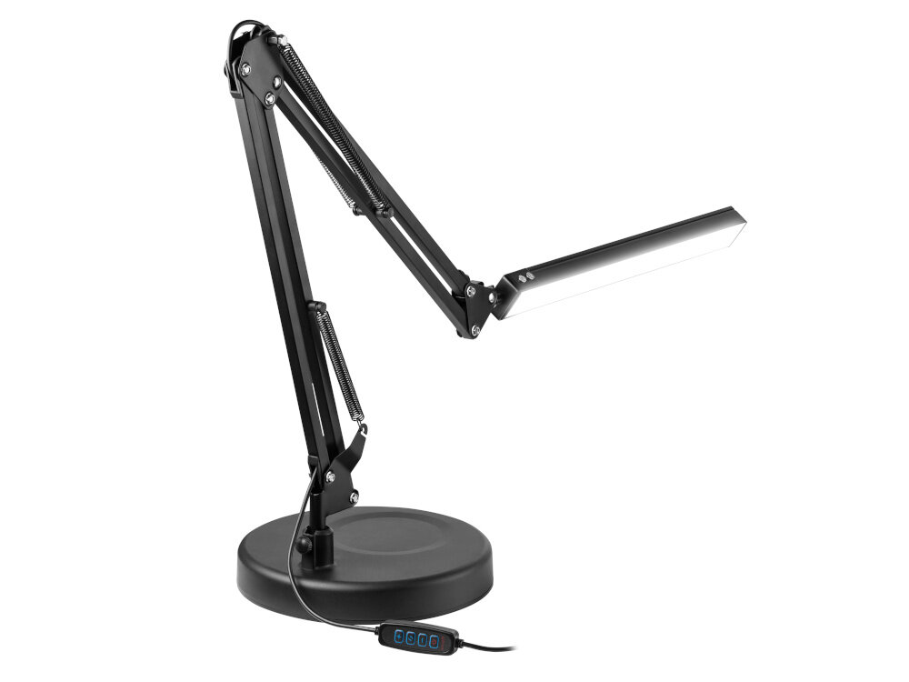 Lampka biurkowa TRACER Kreator TRAOSW47351 funkcjonalna dopasowana do potrzeb regulowane elastyczne ramie Odpowiednie oswietlenie w dowolnym momencie skoncentrowane swiatlo do pracy subtelne oswietlenie do relaksu Odpowiednie ustawienie kierunku swiatla