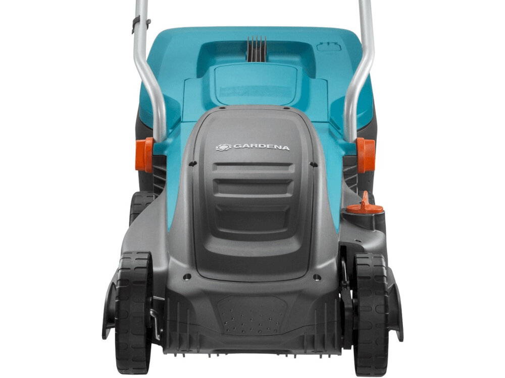 Kosiarka elektryczna GARDENA PowerMax 1400-34 1400W silnik moc 1400 W bardzo cicha praca 96 dB komfortowa praca