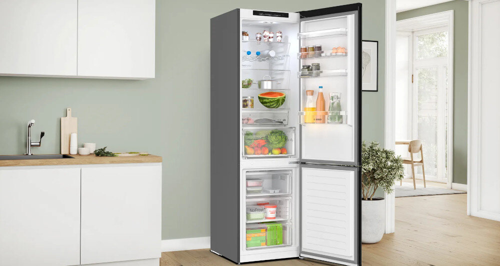 LODÓWKA BOSCH KGN36VXCT dwa obiegi powietrza świeżość bez mieszanie zapachów wygoda komfort aromaty