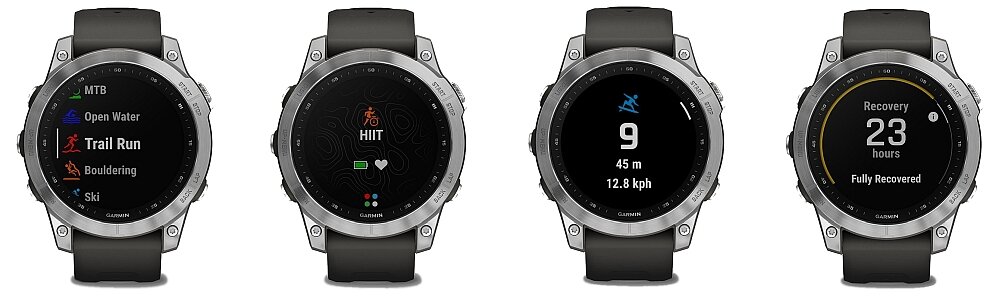 Smartwatch GARMIN seria Fenix 7 ekran bateria pamięć muzyka sterowanie pojemność rozdzielczość pasek sport zdrowie czujniki serce puls tętno