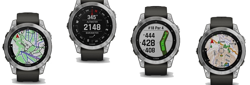 Smartwatch GARMIN seria Fenix 7 ekran bateria pamięć muzyka sterowanie pojemność rozdzielczość pasek sport zdrowie czujniki serce puls tętno