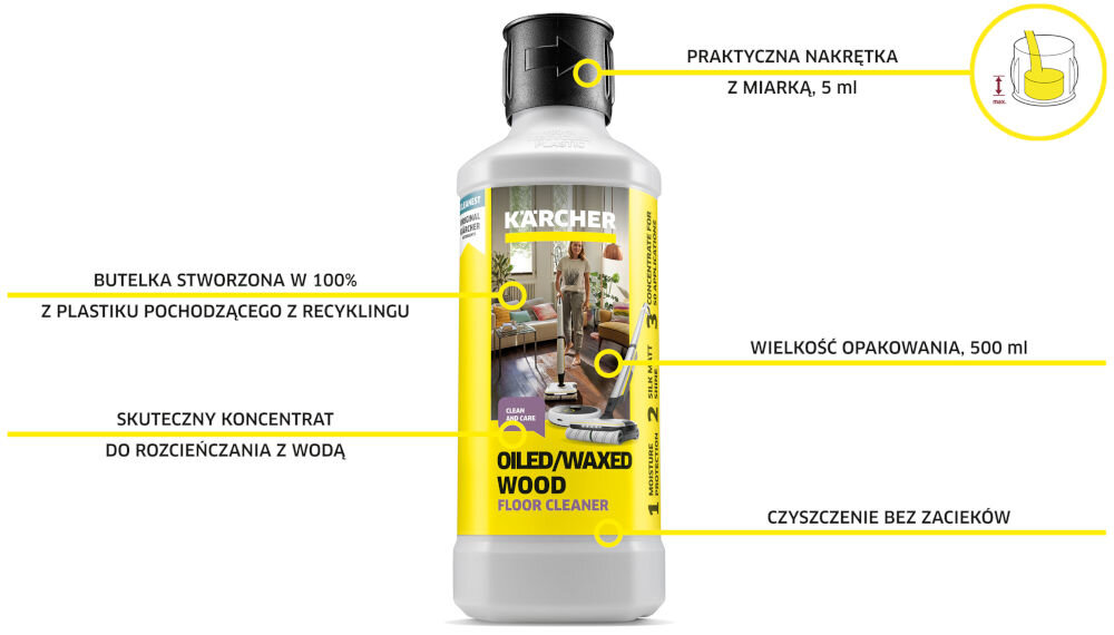 Płyn do mycia podłóg KARCHER RM 535 500 ml