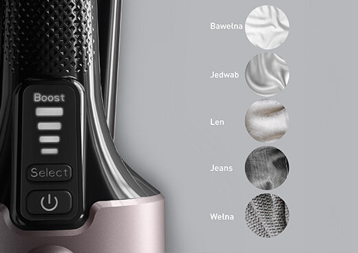 Aż 4 poziomy pary i tryb Boost