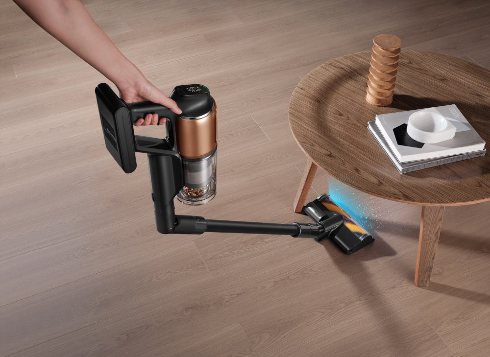 Odkurzacz DREAME Z20 Station automatyczna regulacja mocy czujniki System wykrywania zabrudzeń zanieczyszczenia Czytelny wyświetlacz LCD informacja kontrola praca