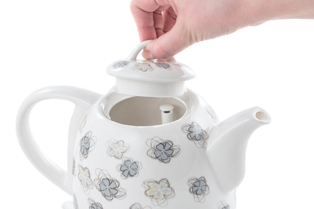 Czajnik CONCEPT RK0010NE  podwójny system bezpieczeństwa automatyczne wyłączenie zabezpieczający konektor ochrona Kontrolka pracy