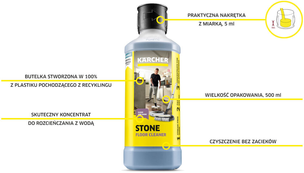 Płyn do mycia podłóg KARCHER RM 537 500 ml