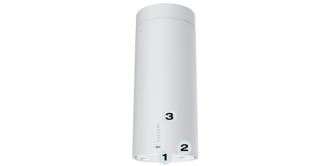 Okap FRANKE Tube FTU Plus 3707 I WH Biały silnik klasy SP A++ moc napięcie częstotliwość tryb intensywny trzy biegi