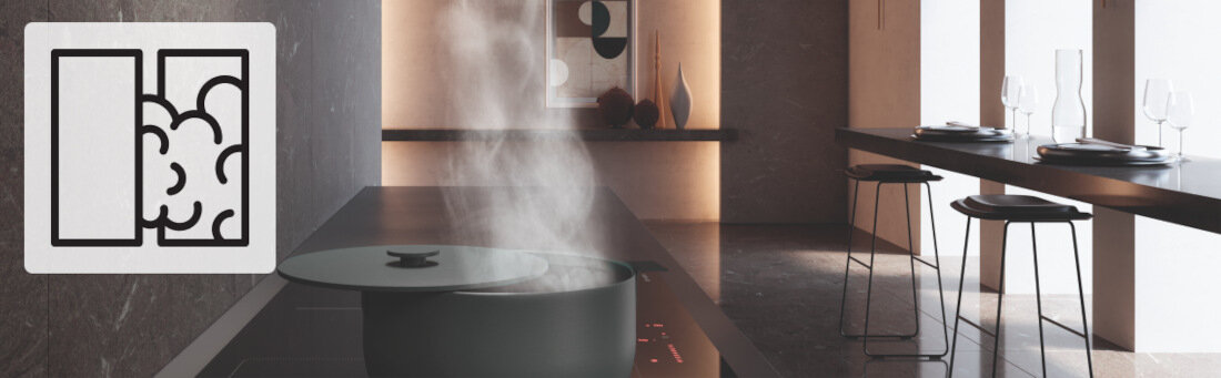 Okap FRANKE Tube FTU Plus 3707 I WH Biały Zasysanie krawędziowe opary zanieczyszczenia komfort użytkowania