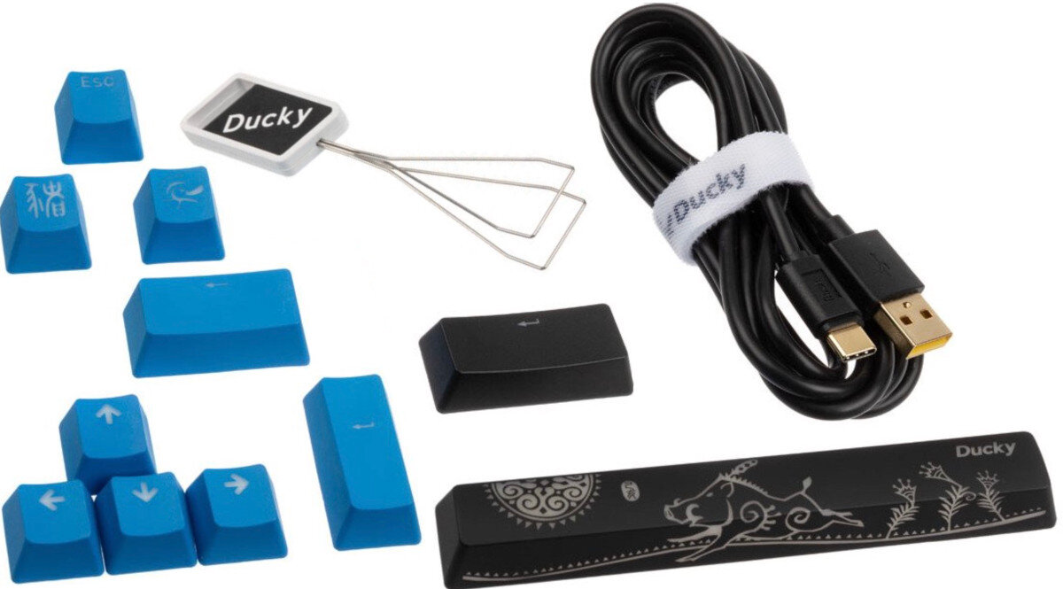 Klawiatura DUCKY One 2 SF Cherry MX-Blue dodatkowe elementy