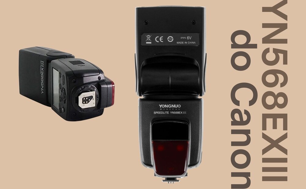 Lampa błyskowa Yongnuo YN568EX III do Canon od strony diody wymagania autofokusa oraz od strony stopki