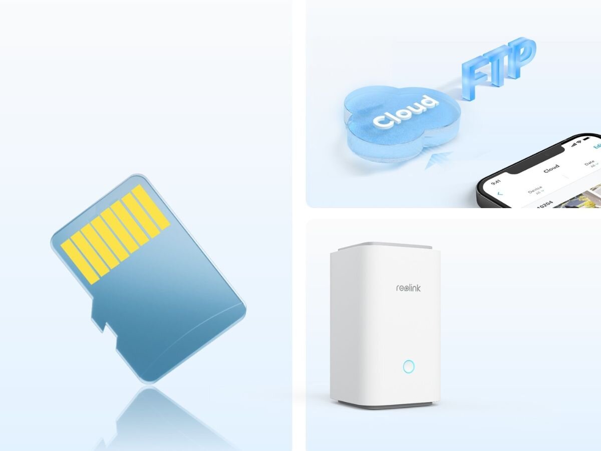 Kamera REOLINK Argus Series B730 - Obsługa kart microSD, karta microsd, chmura REOLINK, rejestrator