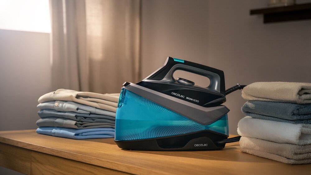 Generator pary CECOTEC IronHero H-2800 Station funkcja prasowania pionowego, bez rozkładania deski, wygodne rozwiązanie