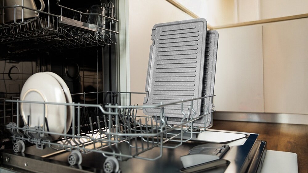 Grill elektryczny CECOTEC Rock’nGrill 2200 Dual wyjmowane płyty, mozliwość mycia w zmywarce, wygodne czyszczenie