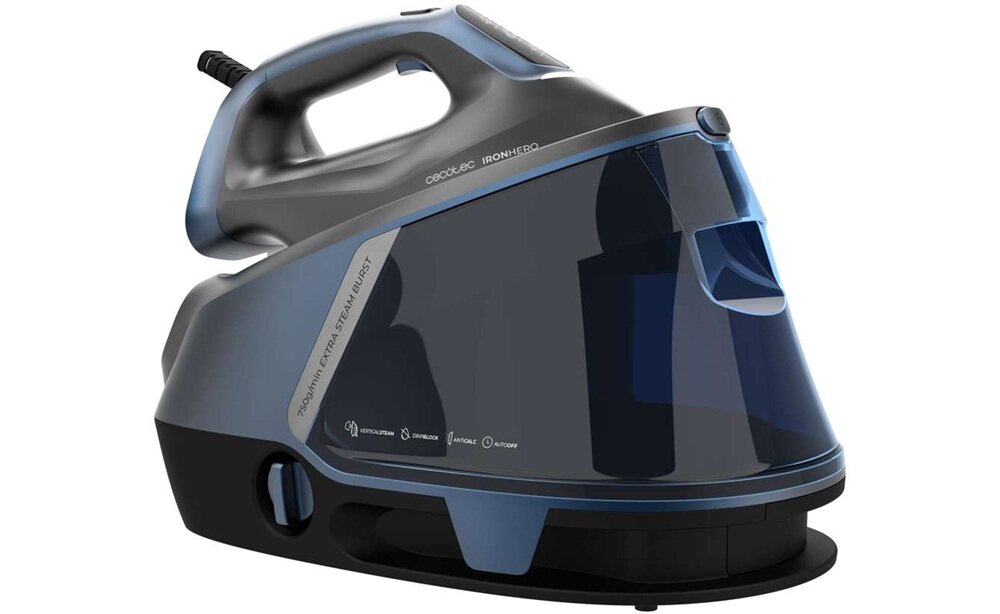 Generator pary CECOTEC IronHero H-3000 Station Geyser funkcja smart auto off, bez ryzyka przegrzania, większe bezpieczeństwo