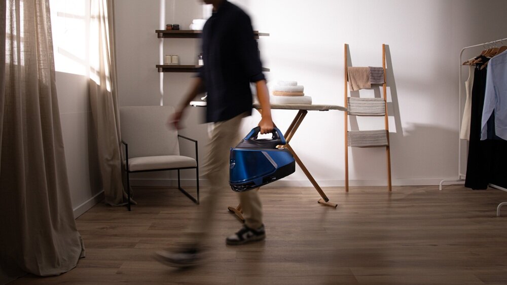 Generator pary CECOTEC IronHero H-3000 Station Geyser wbudowana pompa wody, orasowanie większej ilości ubrań, ciągłe działanie