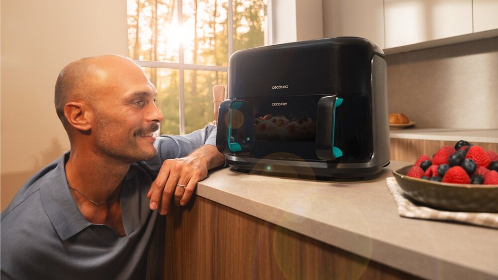 Air Fryer Frytkownica beztłuszczowa CECOTEC Cecofry&Grill Smokin Prime 11000 szybkie nagrzewanie, stabilna temperatura, obsmażanie, suszenie