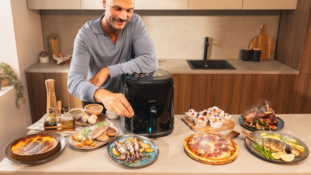 Air Fryer Frytkownica beztłuszczowa CECOTEC Cecofry&Grill Smokin Prime 8500 kv początek opisu