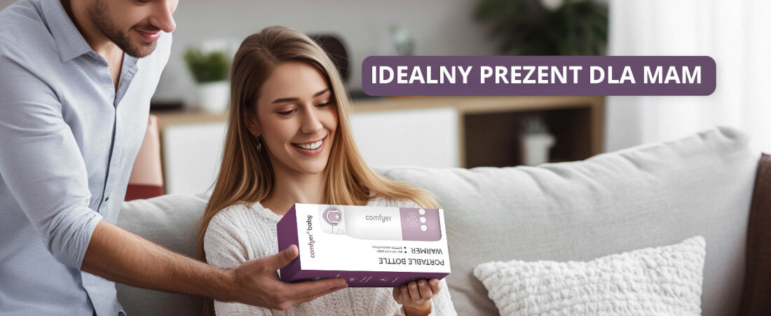Podgrzewacz mleka COMFYER Baby BW01  pomysł na prezent  funkcjonalny i stylowy prezent
