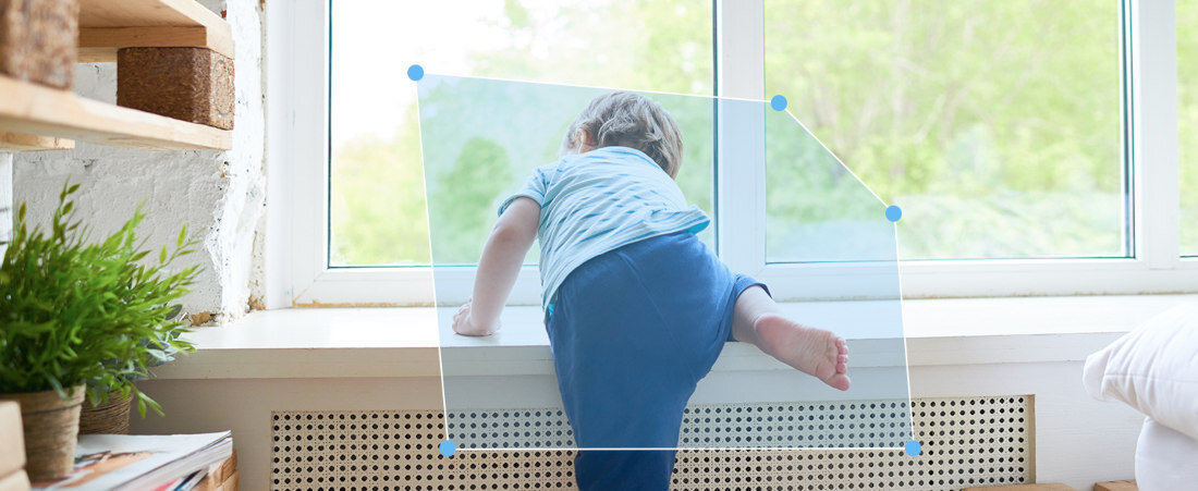 Niania elektroniczna COMFYER Baby Monitor BM02 Elektroniczne ogrodzenie wysyła alert dodatkowa warstwa bezpieczeństwa