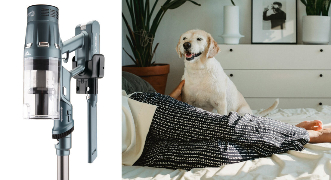 Odkurzacz ETA Terier Lite 3247 90000  sprzątanie bez ograniczeń Turboszczotka mała turboszczotka Ssawka szczelinowa wbudowana szczoteczka Samostojaca szczotka główna