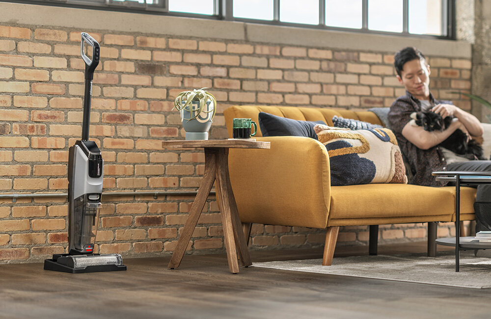 Odkurzacz mopujący BISSELL CrossWave OmniForce 3912N wygląd design prezentacja wizualizacja Bezprzewodowe odkurzanie