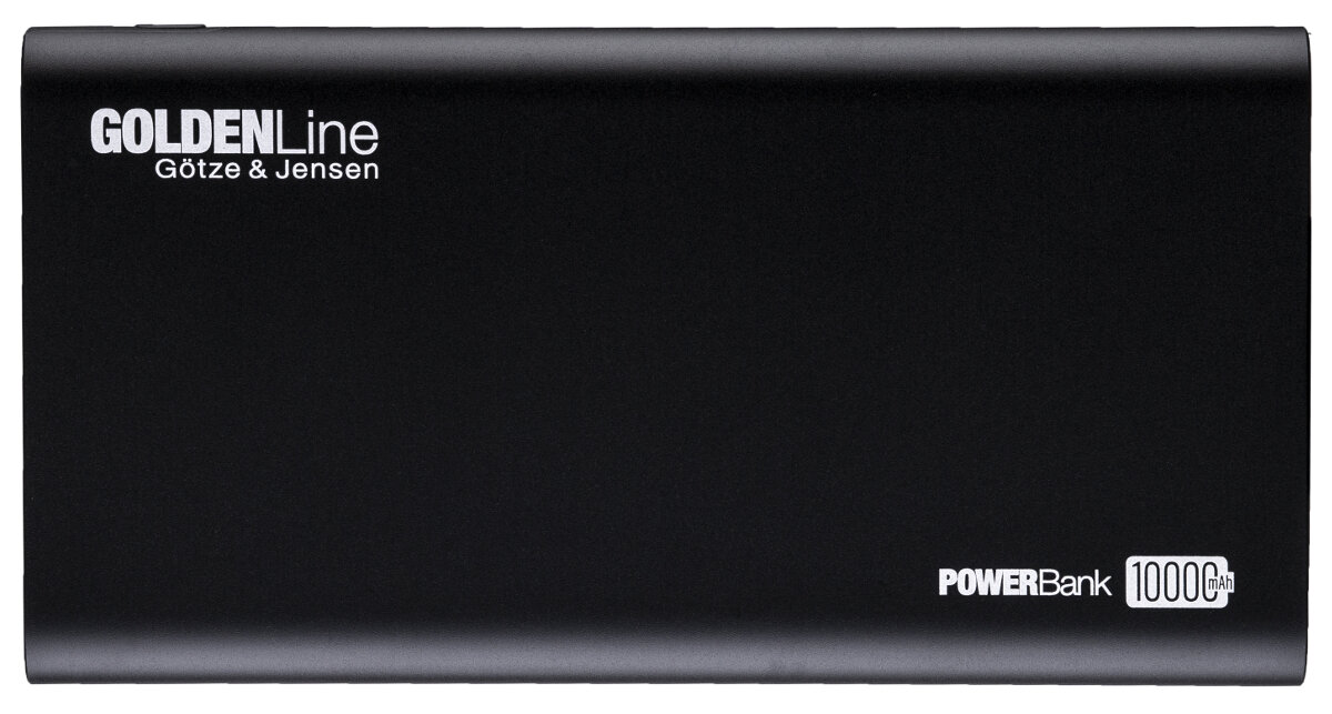 Powerbank GÖTZE & JENSEN Golden Line Power Delivery PZMI11KPD 10000mAh Czarny pojmenosc obudowa