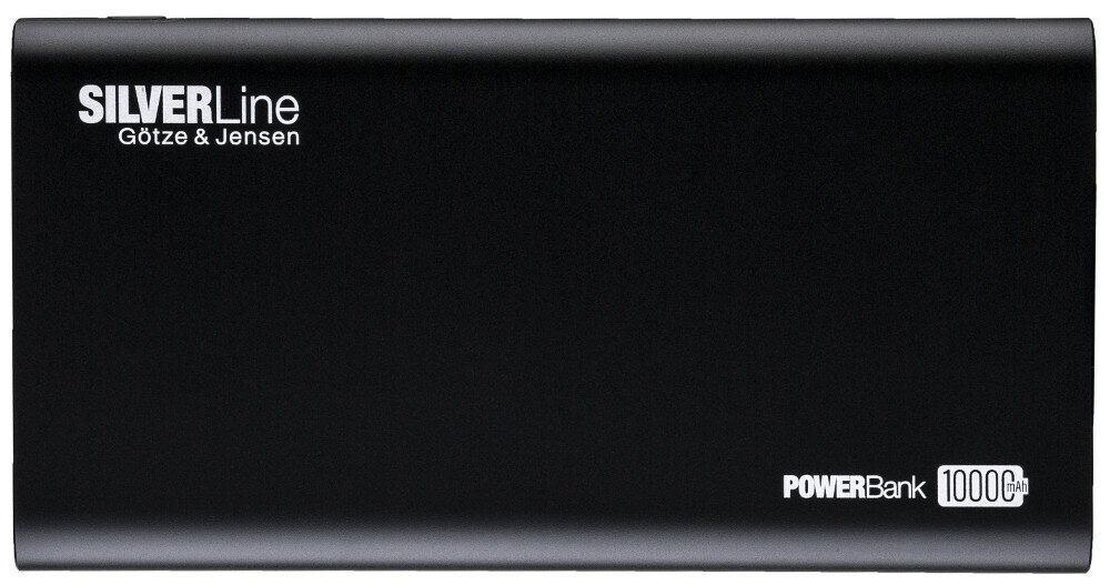 Powerbank GÖTZE & JENSEN Silver Line PZMI11B 10000mAh Niebieski pojmenosc obudowa