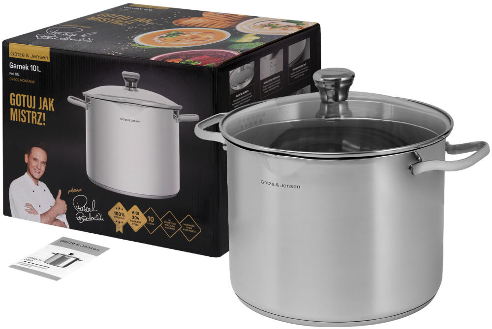 Zestaw garnków GÖTZE & JENSEN Montana CP500 (11 elementów) elementy zestaw