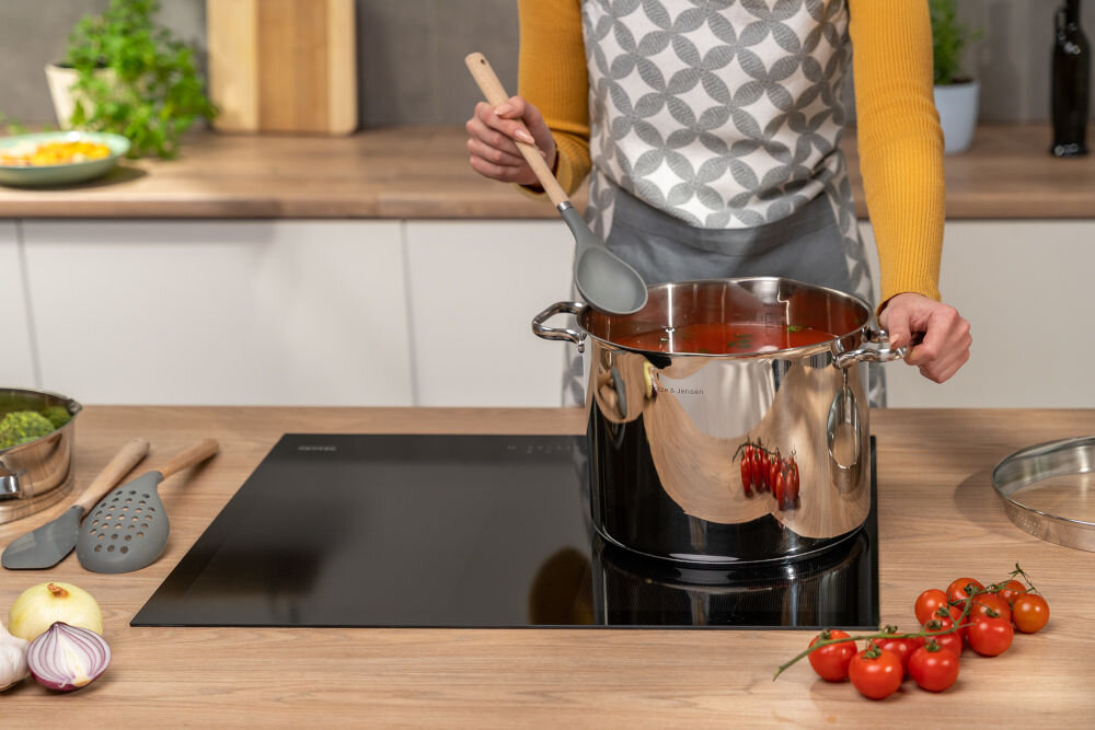 Zestaw garnków GÖTZE & JENSEN Montana CP500 (11 elementów) kuchenka indukcyjna gazowa ceramiczna elektryczna