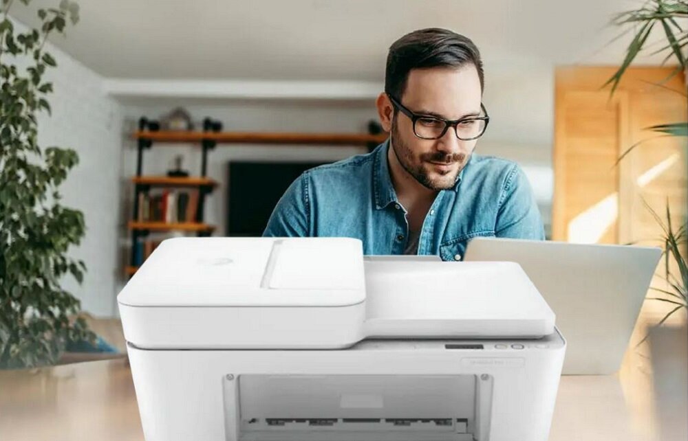 Urządzenie HP DeskJet Plus 4120e  - prosta obsluga 