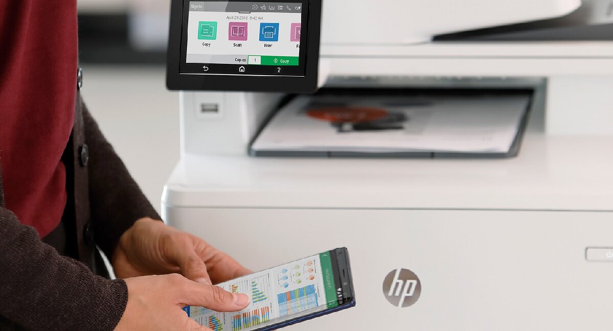 Urządzenie HP LaserJet Pro M479fnw drukowanie skanowanie kopiowanie tusz jakość kolor czerń zbiornik przyciski płynność oszczędność wymiary Rozdzielczość druku